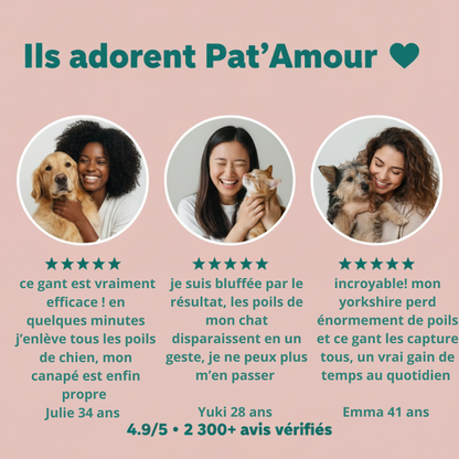 Pat'Amour™ | Gant Anti-Poils Réutilisable
